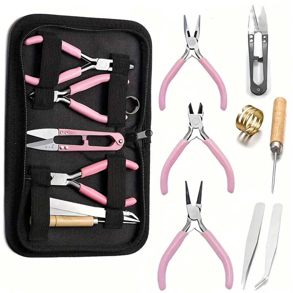 Jewelry Making Round Nose Pliers - Conjunto de Ferramentas para Artesanato, Inclui