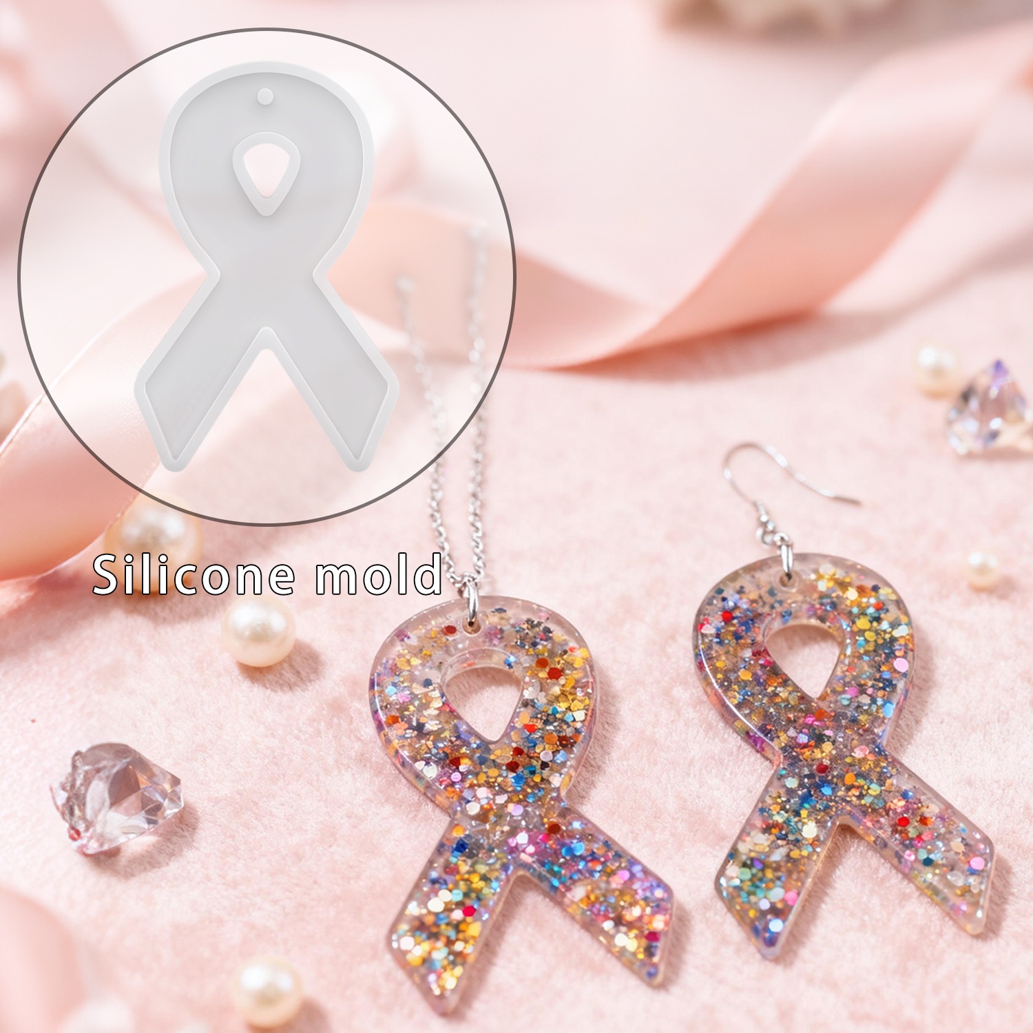 Resin Mold Jewelry - Moldes de Silicone para Brincos e