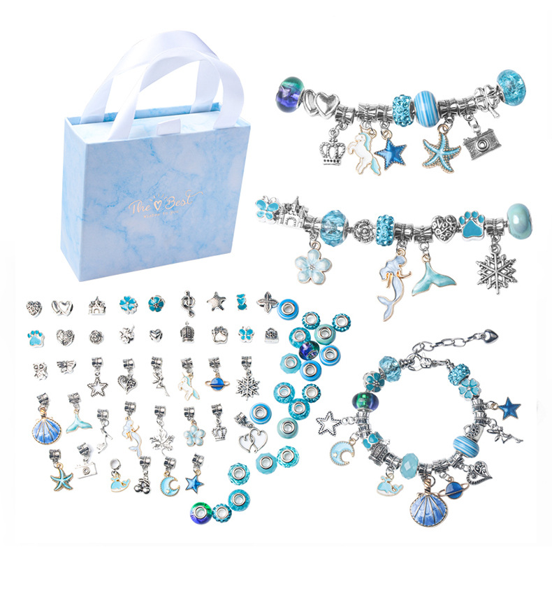 Jewelry Making 3 Year Old - Diy frisado pulseira conjunto com caixa