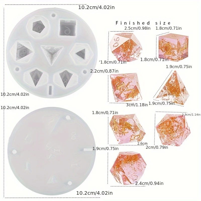 1 conjunto de moldes de resina - Resin Mold Jewelry avaliação e preço
