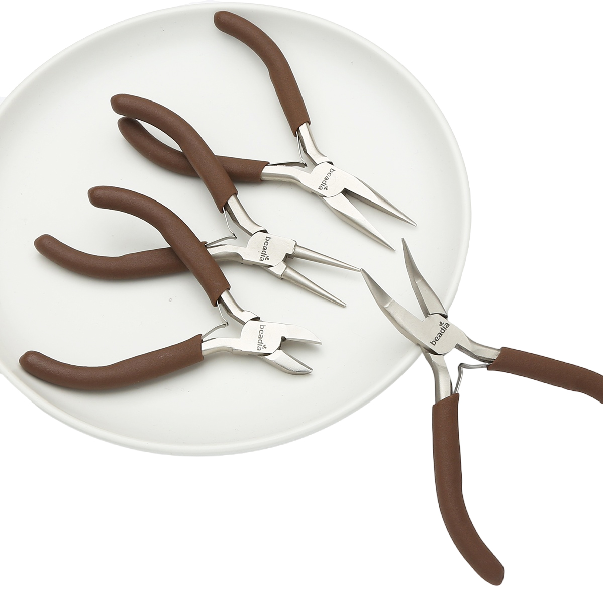 1 peça jinggong aço carbono co - Jewelry Making Round Nose Pliers avaliação e preço