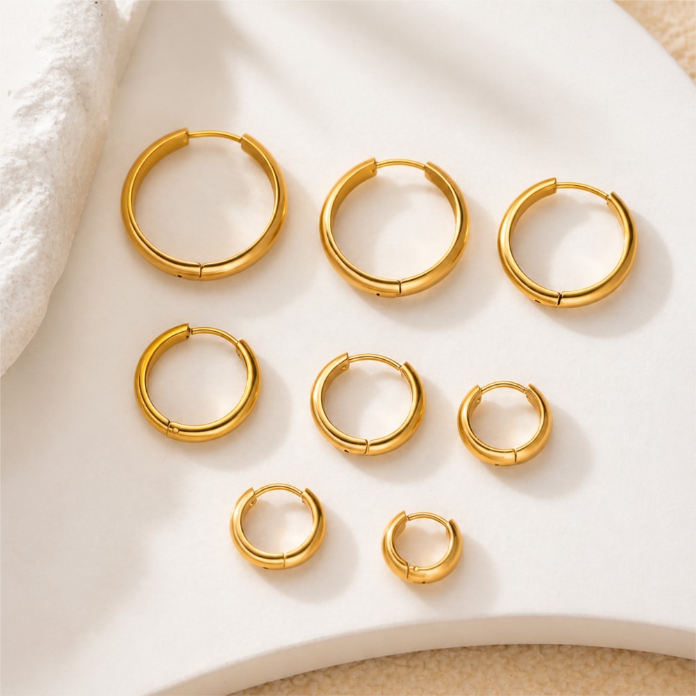 4 Peças de Brincos de Argola R - Jewelry Making Charms avaliação e preço