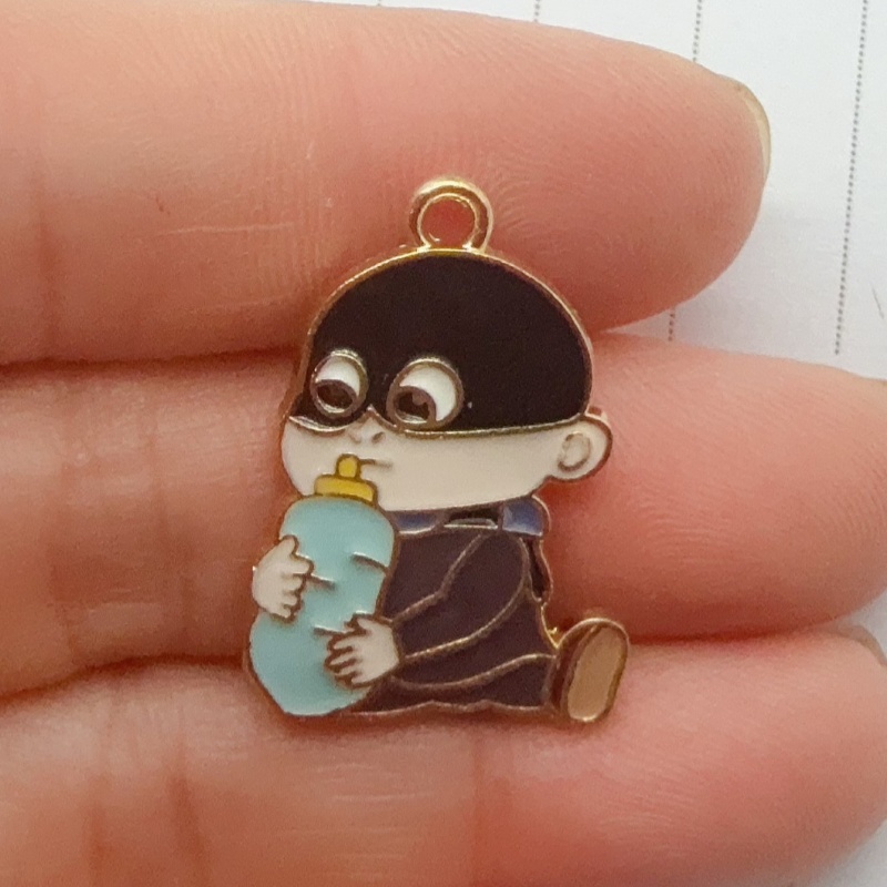 10 peças de pingente de desenh - Jewelry Making Birthday Party avaliação e preço