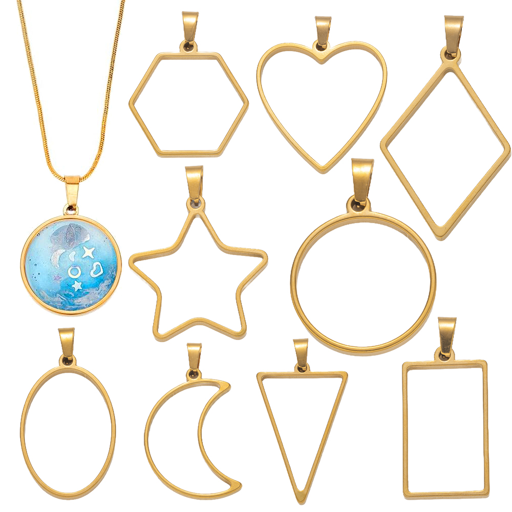 5 pçs de aço inoxidável aberto - Resin Mold Jewelry avaliação e preço