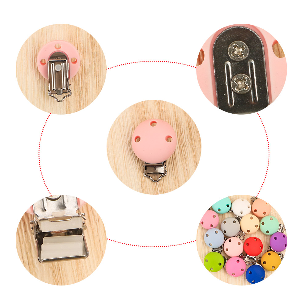 Bebê Silicone Round Shape Clip - Jewelry Making 3 Year Old avaliação e preço