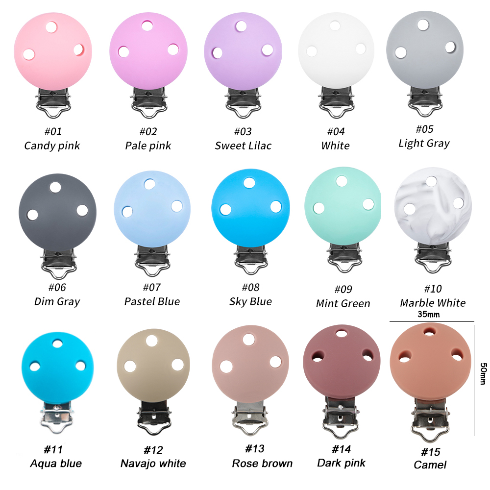 Bebê Silicone Round Shape Clip - Jewelry Making 3 Year Old avaliação e preço