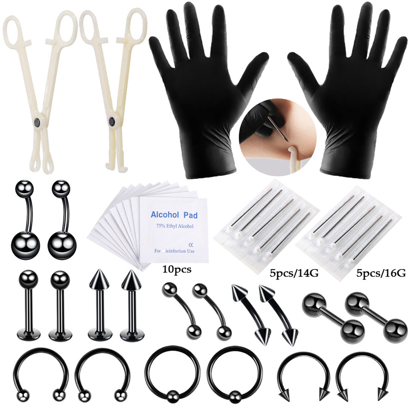 42 pçs/set corpo piercing kit  - Jewelry Making Round Nose Pliers avaliação e preço
