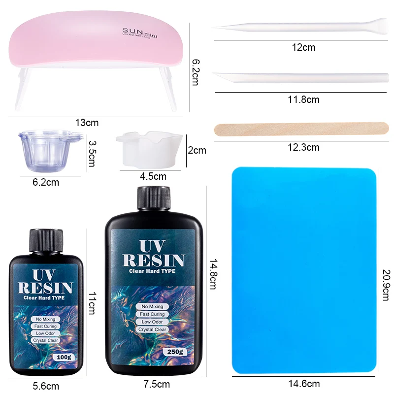 Resina UV Transparente de 100g - Resin Mold Jewelry avaliação e preço