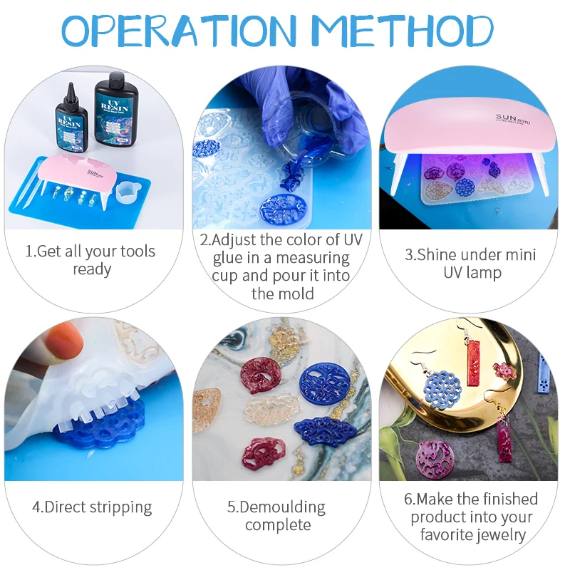 Resina UV Transparente de 100g - Resin Mold Jewelry avaliação e preço