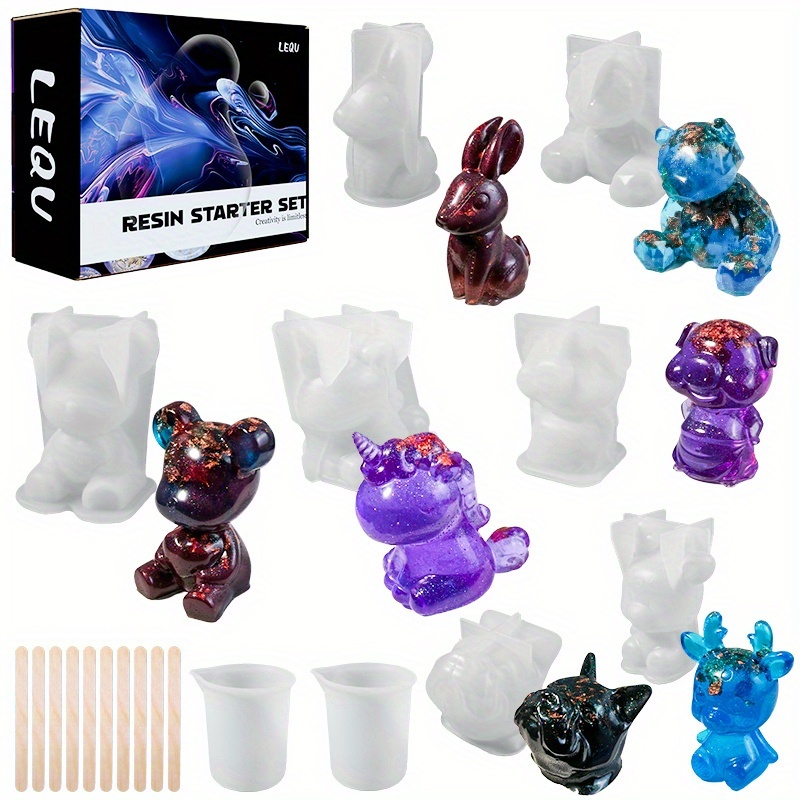 Conjunto de 19 peças de moldes - Resin Mold Jewelry avaliação e preço