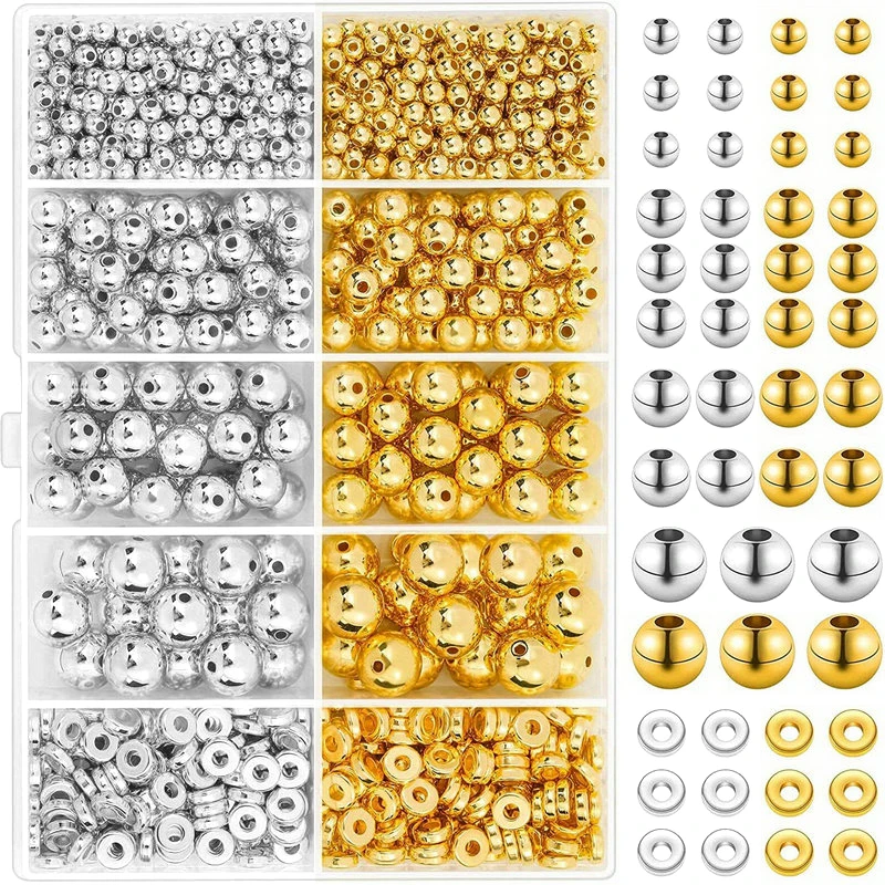 1000 pçs kit de contas espaçad - Jewelry Making Course avaliação e preço