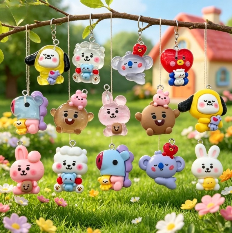 7 peças de pingentes de resina - Jewelry Making Charms avaliação e preço
